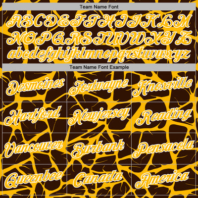 Custom Stitched Brown Gold-White Abstract Network Pattern Sports Pullover Sweatshirt Hoodie