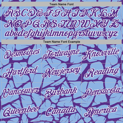 Custom Stitched Light Blue Purple-White Abstract Network Pattern Sports Pullover Sweatshirt Hoodie