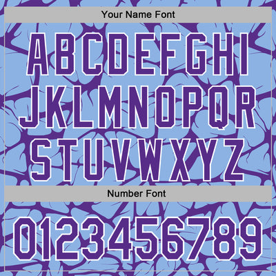 Custom Stitched Light Blue Purple-White Abstract Network Pattern Sports Pullover Sweatshirt Hoodie