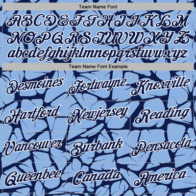 Custom Stitched Light Blue Navy-White Abstract Network Pattern Sports Pullover Sweatshirt Hoodie