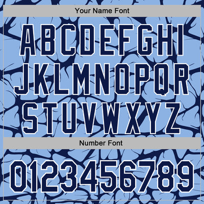 Custom Stitched Light Blue Navy-White Abstract Network Pattern Sports Pullover Sweatshirt Hoodie