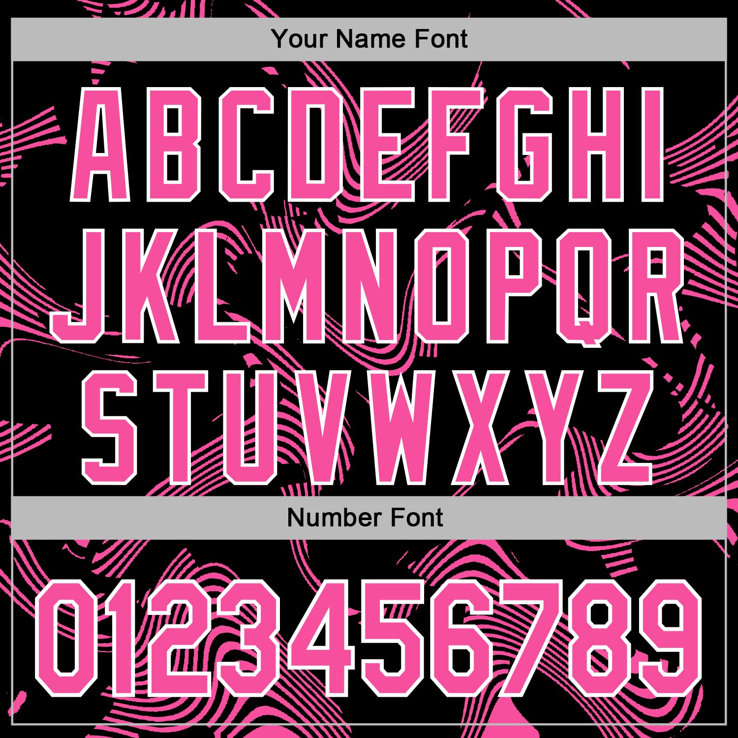 Custom Stitched Black Pink-White Curve Lines Sports Pullover Sweatshirt Hoodie