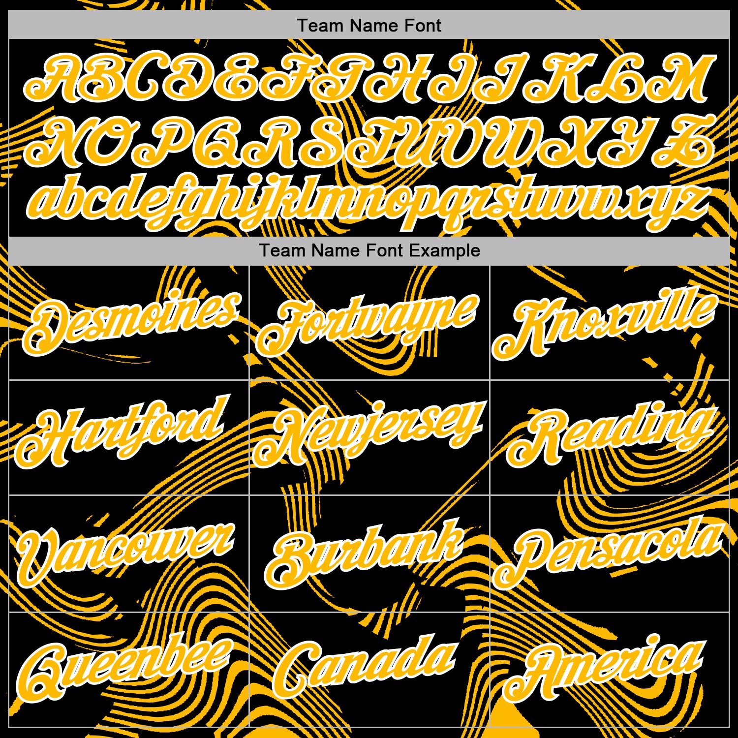 Custom Stitched Black Gold-White Curve Lines Sports Pullover Sweatshirt Hoodie