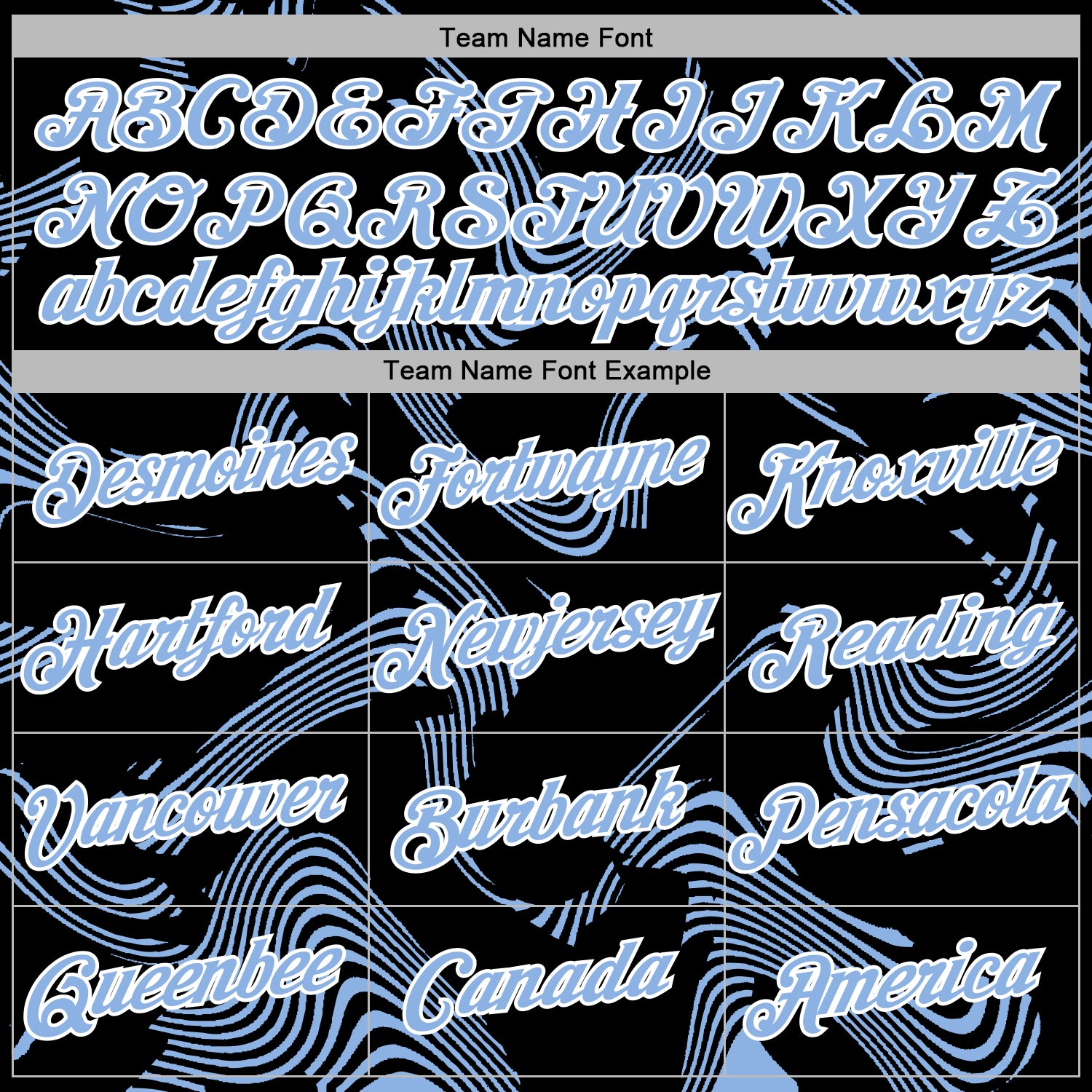 Custom Stitched Black Light Blue-White Curve Lines Sports Pullover Sweatshirt Hoodie