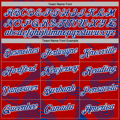 Custom Stitched Red Royal-White Curve Lines Sports Pullover Sweatshirt Hoodie