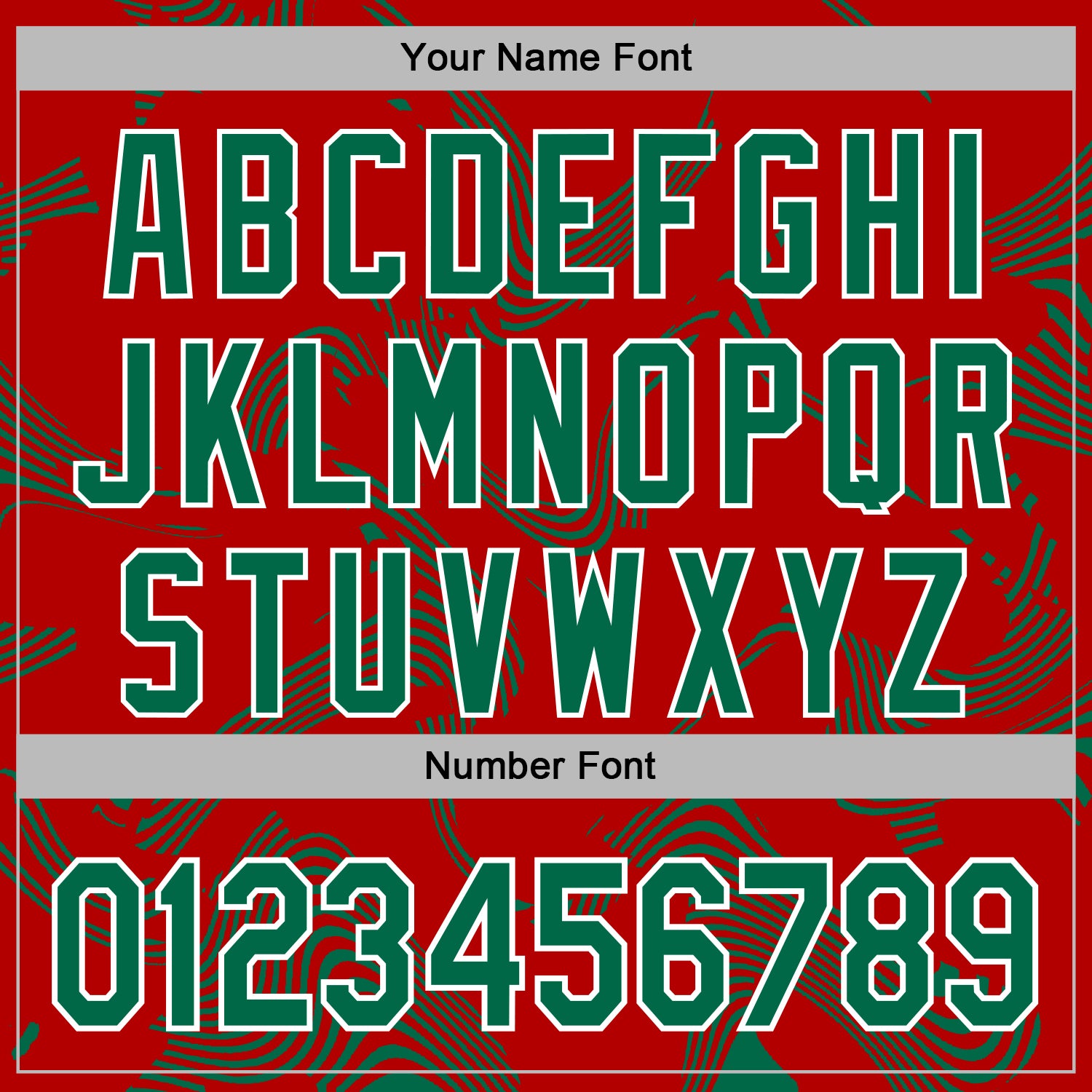 Custom Stitched Red Kelly Green-White Curve Lines Sports Pullover Sweatshirt Hoodie