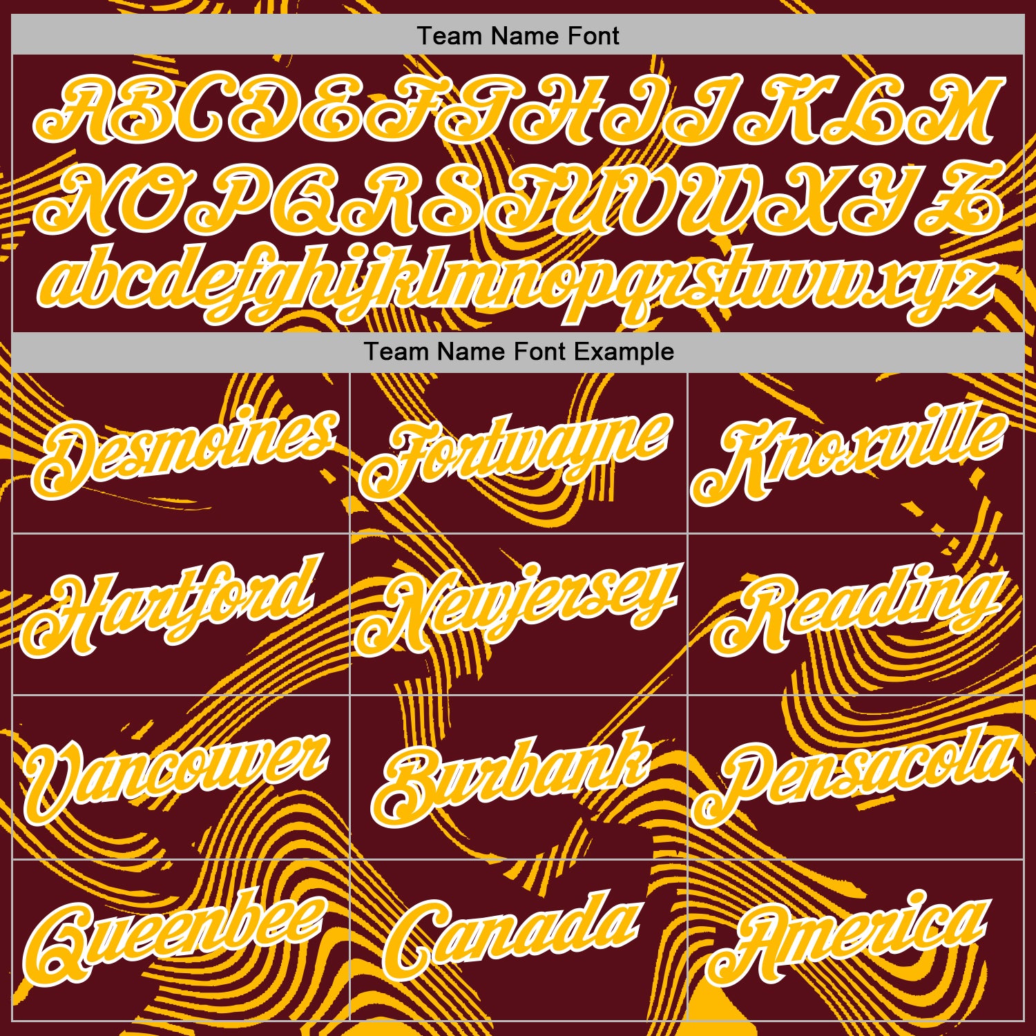 Custom Stitched Burgundy Gold-White Curve Lines Sports Pullover Sweatshirt Hoodie