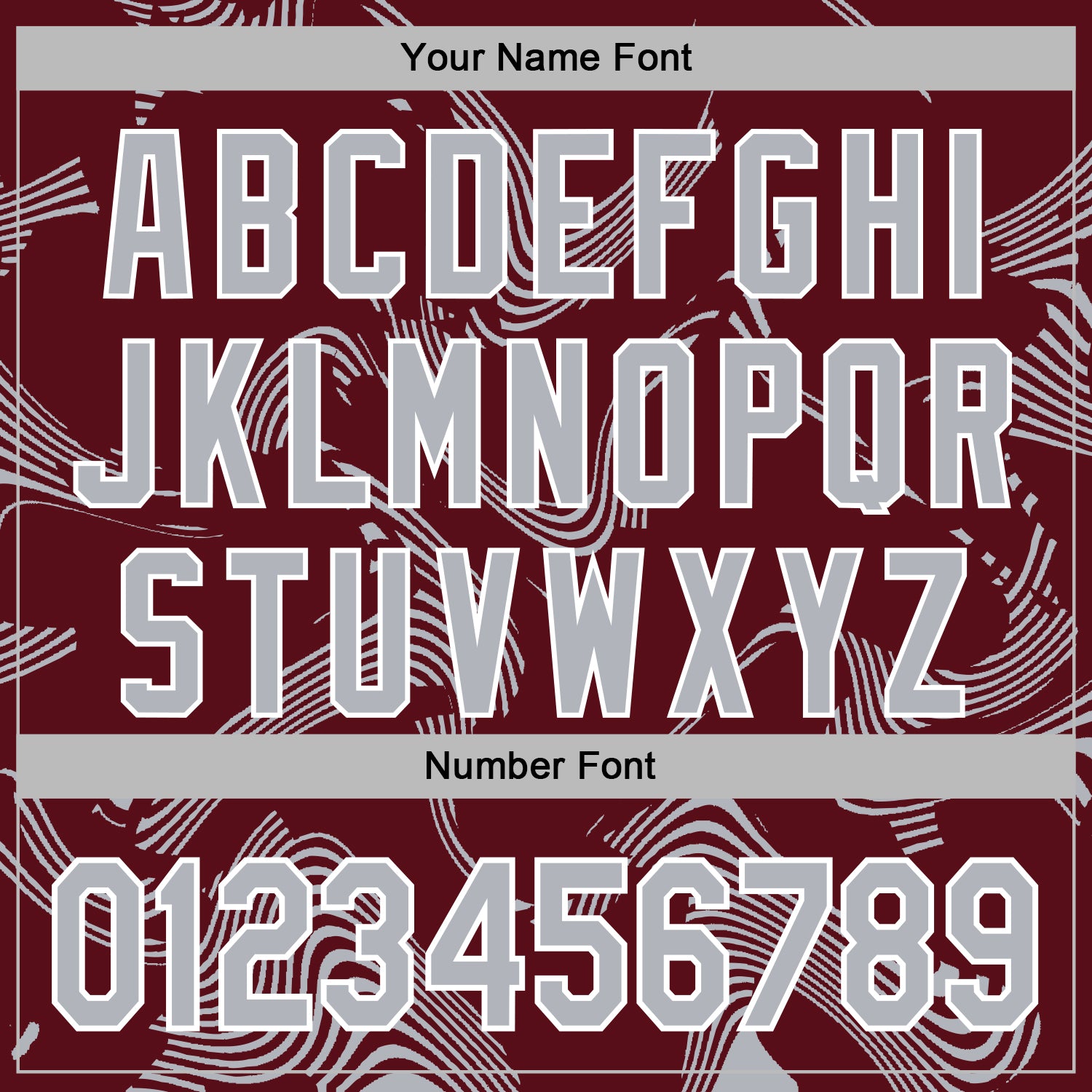 Custom Stitched Burgundy Gray-White Curve Lines Sports Pullover Sweatshirt Hoodie