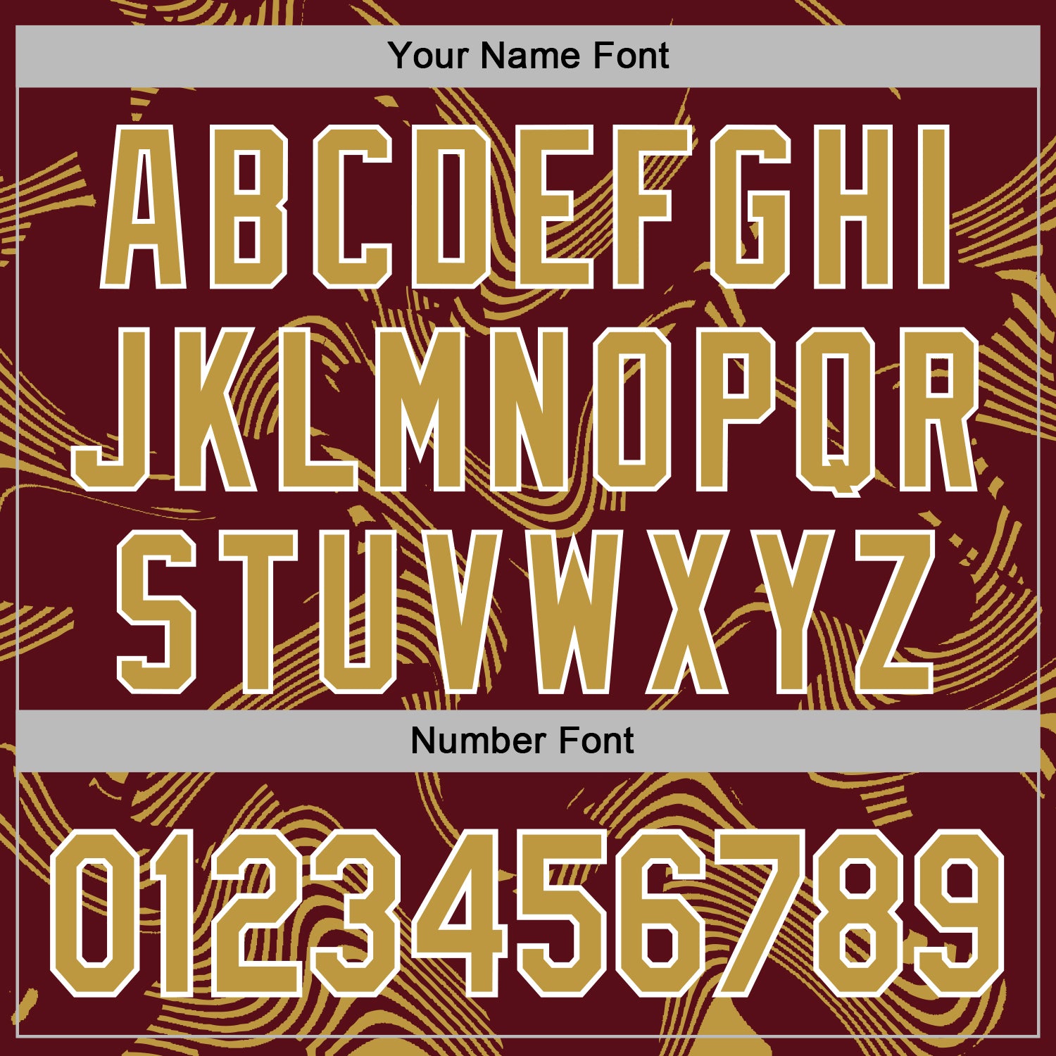 Custom Stitched Burgundy Old Gold-White Curve Lines Sports Pullover Sweatshirt Hoodie