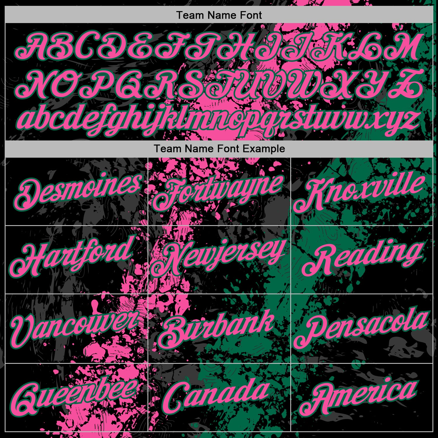 Custom Stitched Black Pink-Kelly Green Splash Sports Pullover Sweatshirt Hoodie