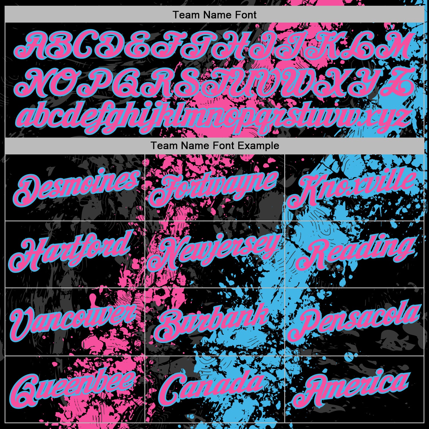 Custom Stitched Black Pink-Sky Blue Splash Sports Pullover Sweatshirt Hoodie