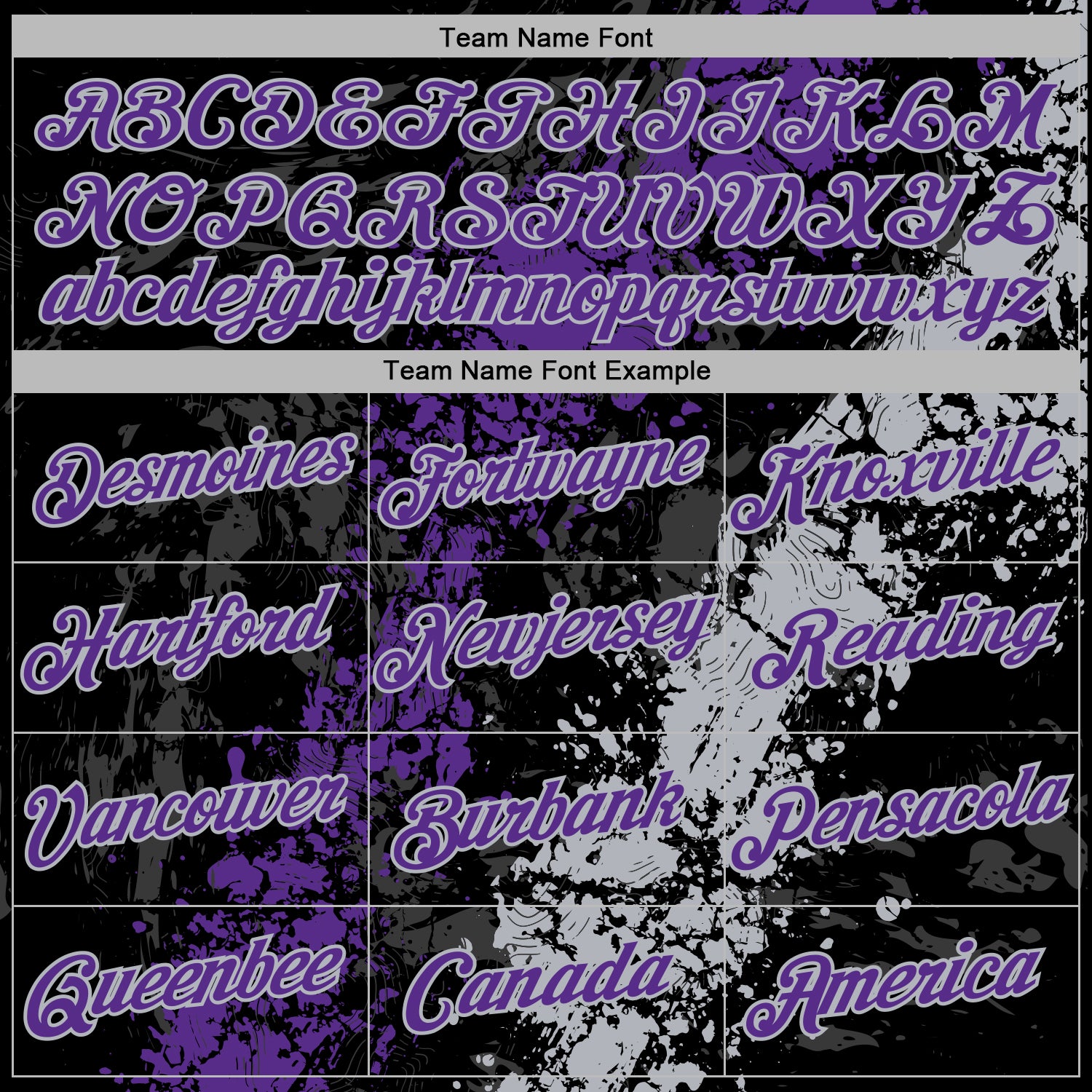 Custom Stitched Black Purple-Gray Splash Sports Pullover Sweatshirt Hoodie