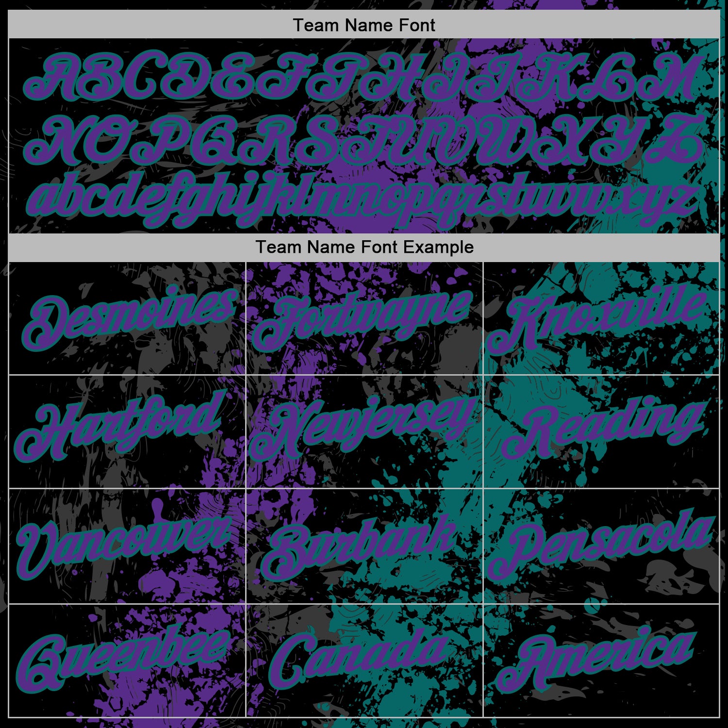 Custom Stitched Black Purple-Teal Splash Sports Pullover Sweatshirt Hoodie