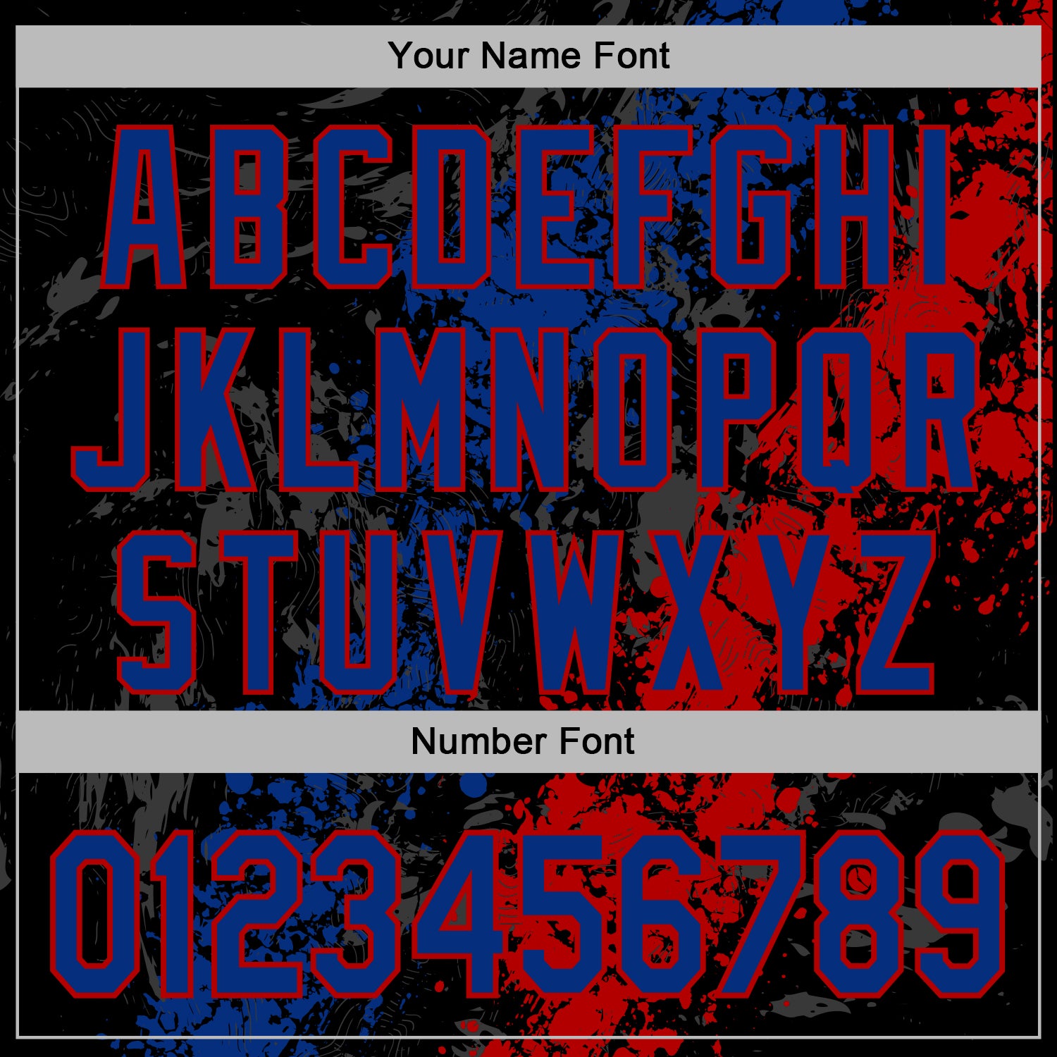 Custom Stitched Black Royal-Red Splash Sports Pullover Sweatshirt Hoodie