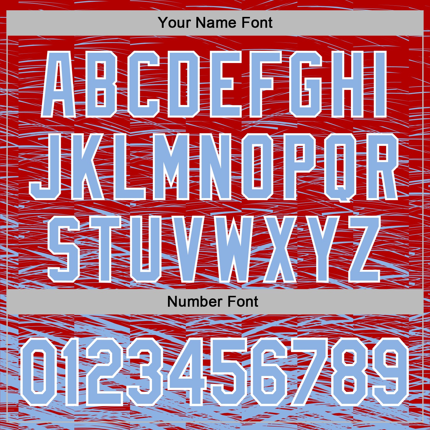 Custom Stitched Red Light Blue-White Line Sports Pullover Sweatshirt Hoodie