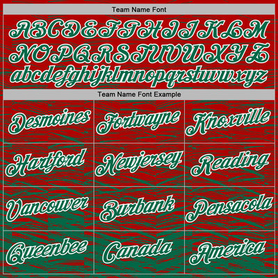 Custom Stitched Red Kelly Green-White Line Sports Pullover Sweatshirt Hoodie