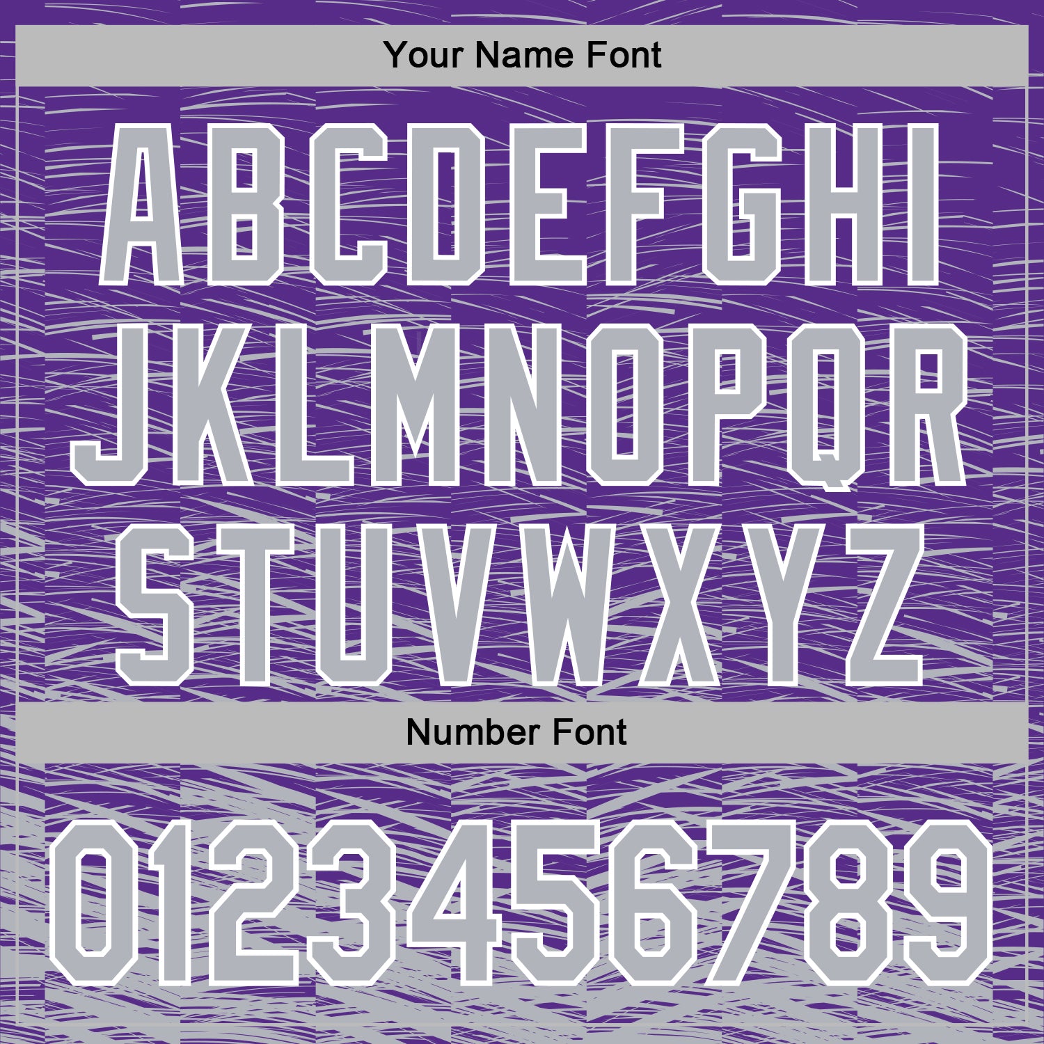 Custom Stitched Purple Gray-White Line Sports Pullover Sweatshirt Hoodie