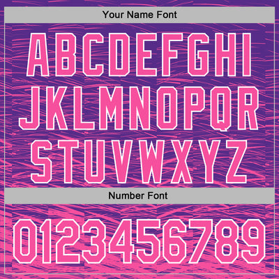 Custom Stitched Purple Pink-White Line Sports Pullover Sweatshirt Hoodie