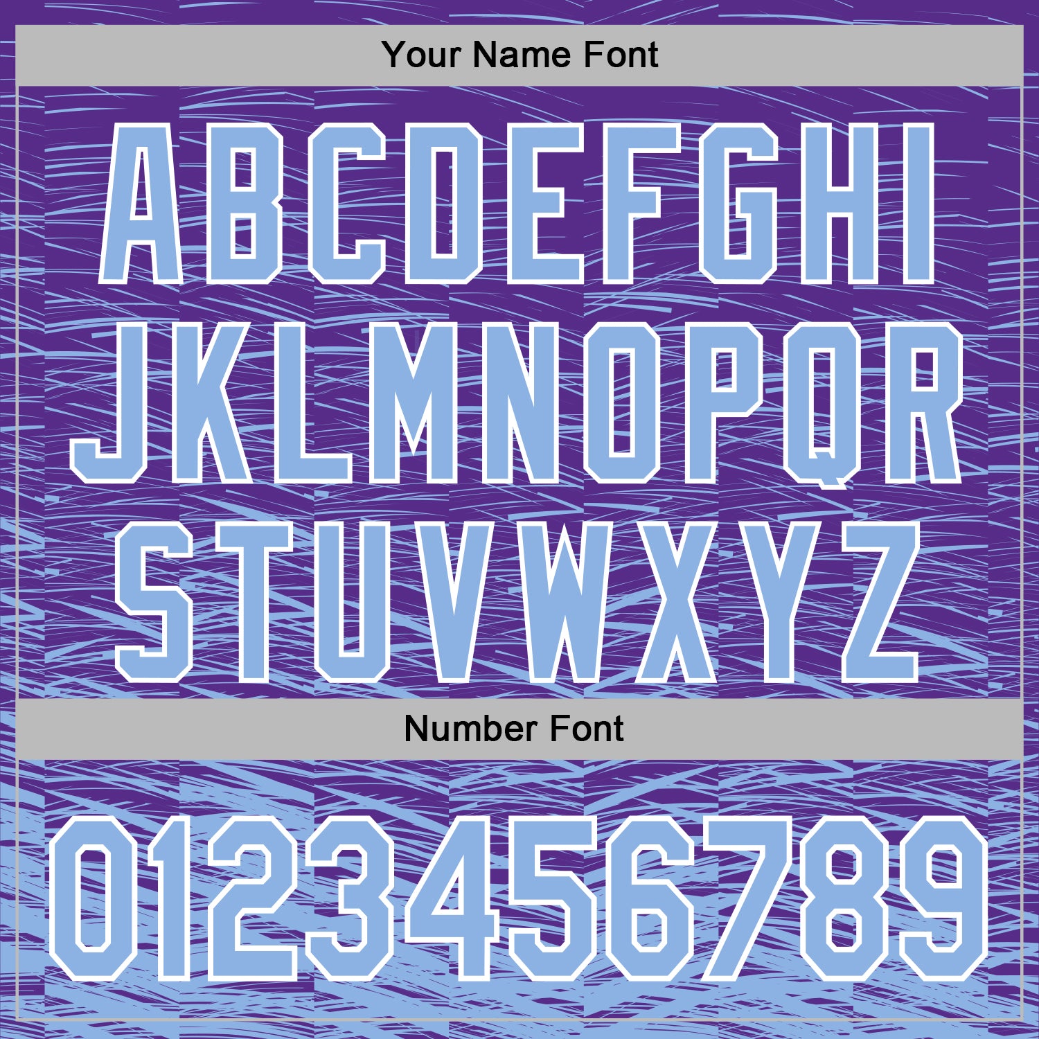 Custom Stitched Purple Light Blue-White Line Sports Pullover Sweatshirt Hoodie