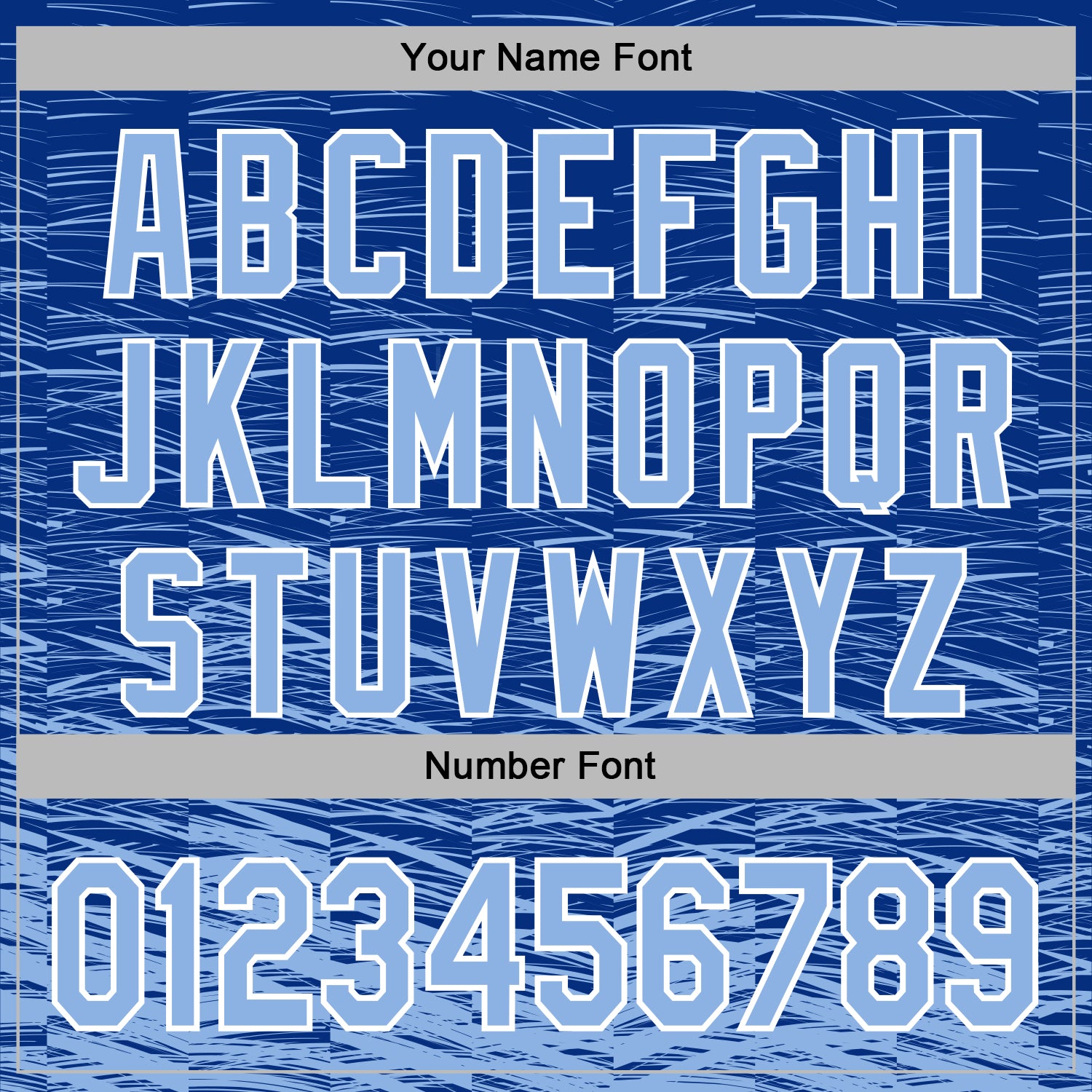 Custom Stitched Royal Light Blue-White Line Sports Pullover Sweatshirt Hoodie