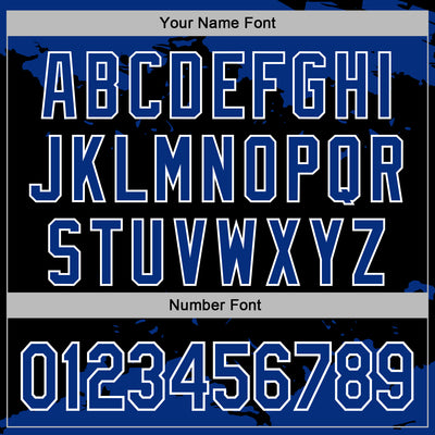 Custom Stitched Black Royal-White Fragment Pattern Sports Pullover Sweatshirt Hoodie