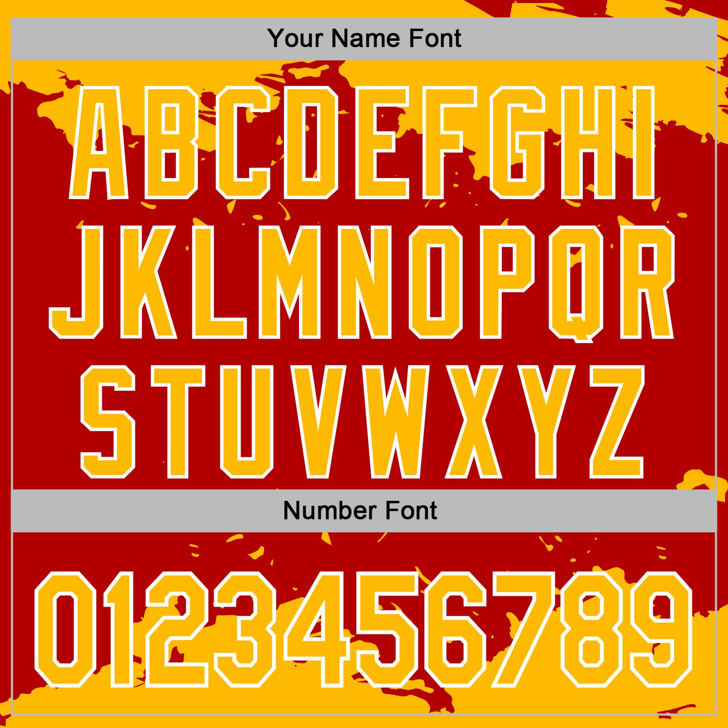 Custom Stitched Red Gold-White Fragment Pattern Sports Pullover Sweatshirt Hoodie