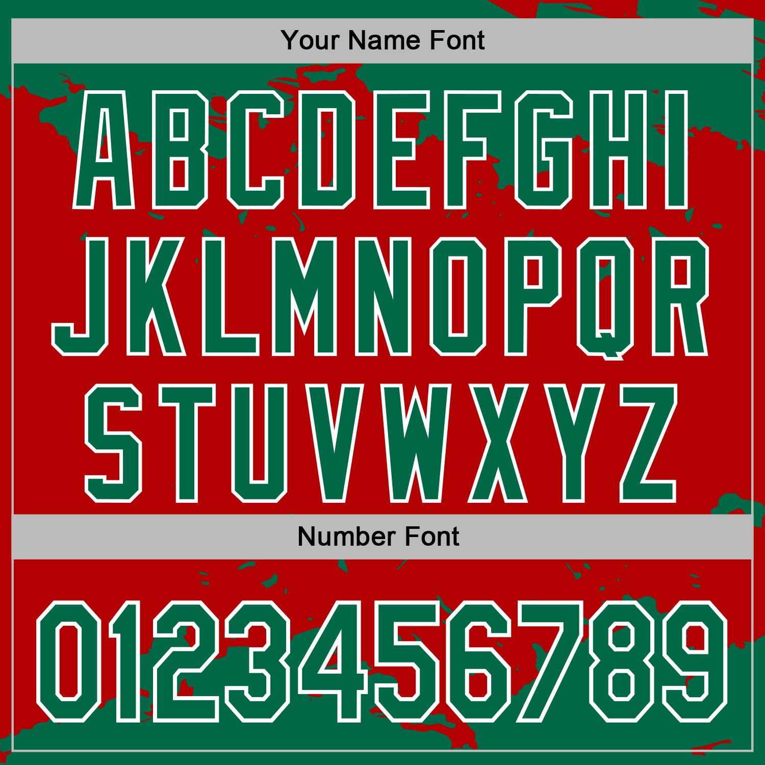 Custom Stitched Red Kelly Green-White Fragment Pattern Sports Pullover Sweatshirt Hoodie