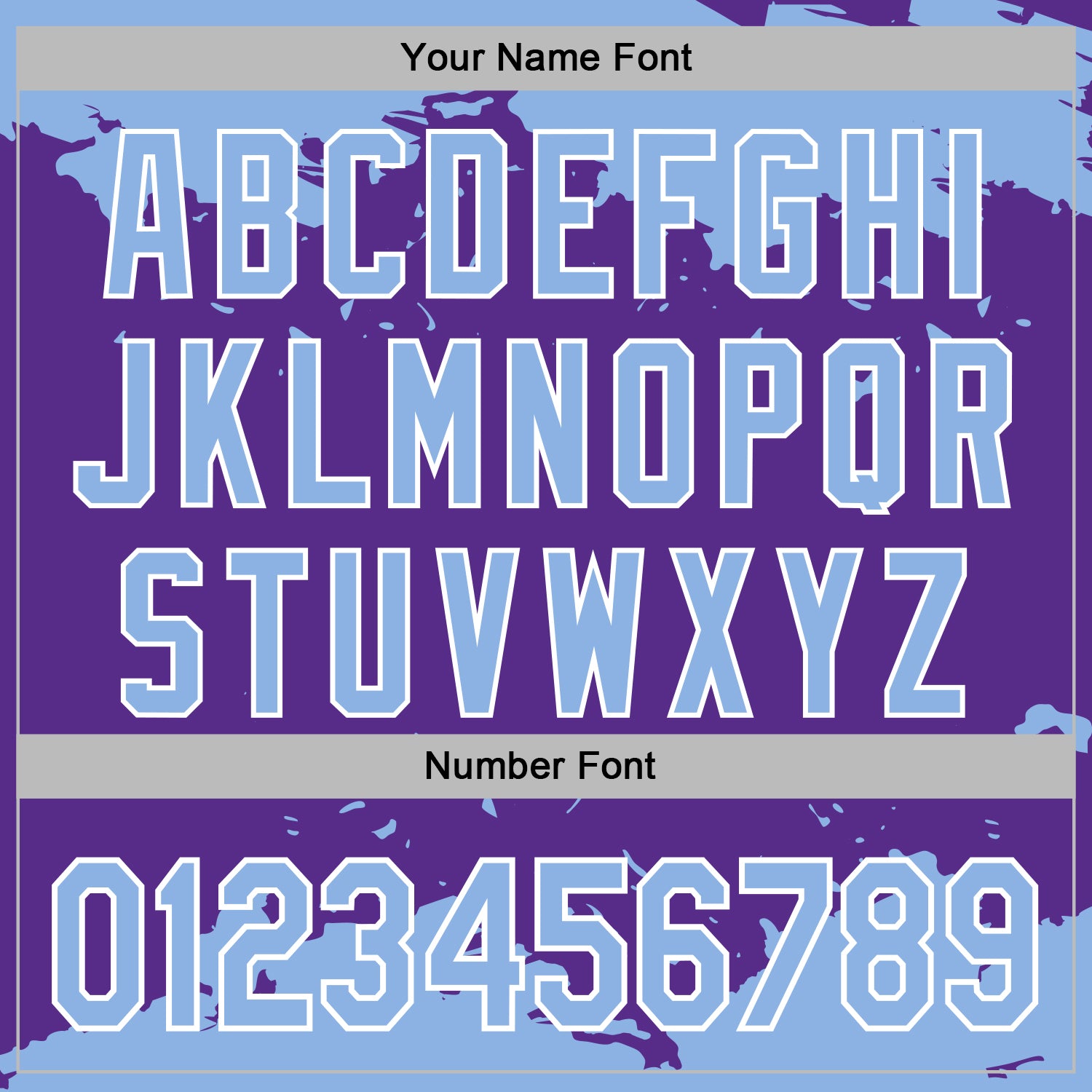 Custom Stitched Purple Light Blue-White Fragment Pattern Sports Pullover Sweatshirt Hoodie