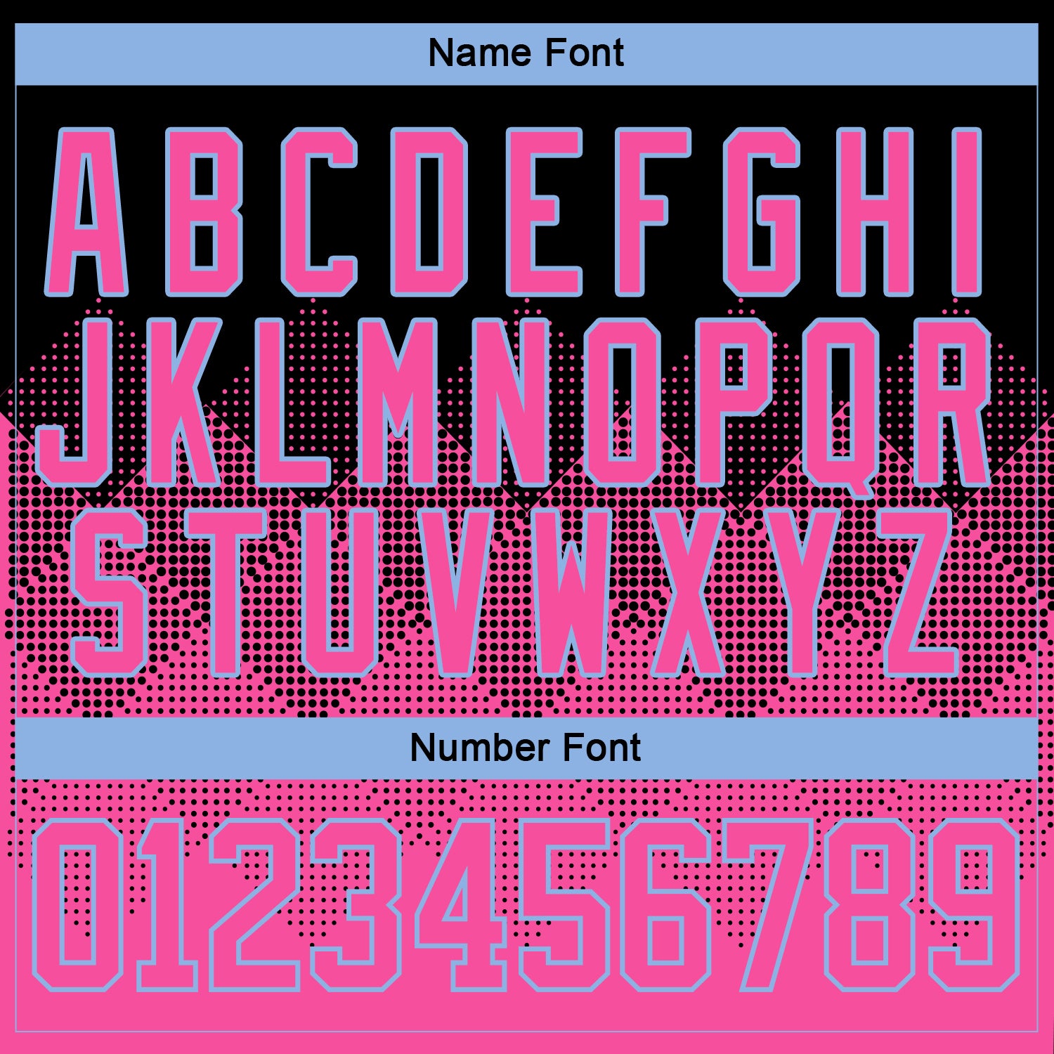 Custom Black Pink-Light Blue 3D Pattern Gradient Square Shapes Hockey Lace Neck Jersey