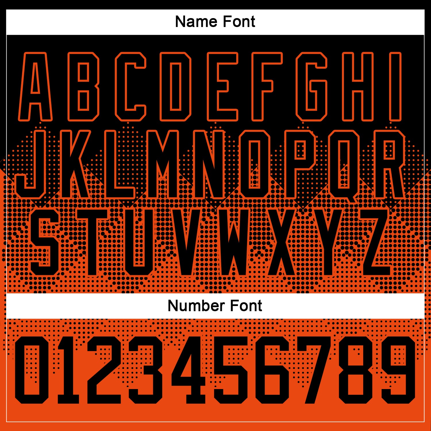 Custom Black Orange-White 3D Pattern Gradient Square Shapes Hockey Lace Neck Jersey