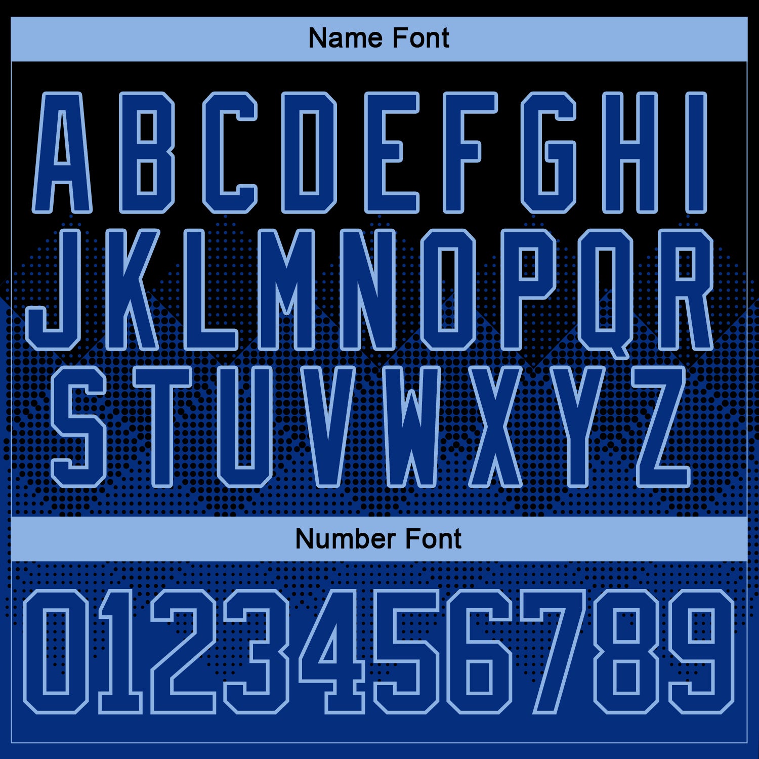 Custom Black Royal-Light Blue 3D Pattern Gradient Square Shapes Hockey Lace Neck Jersey