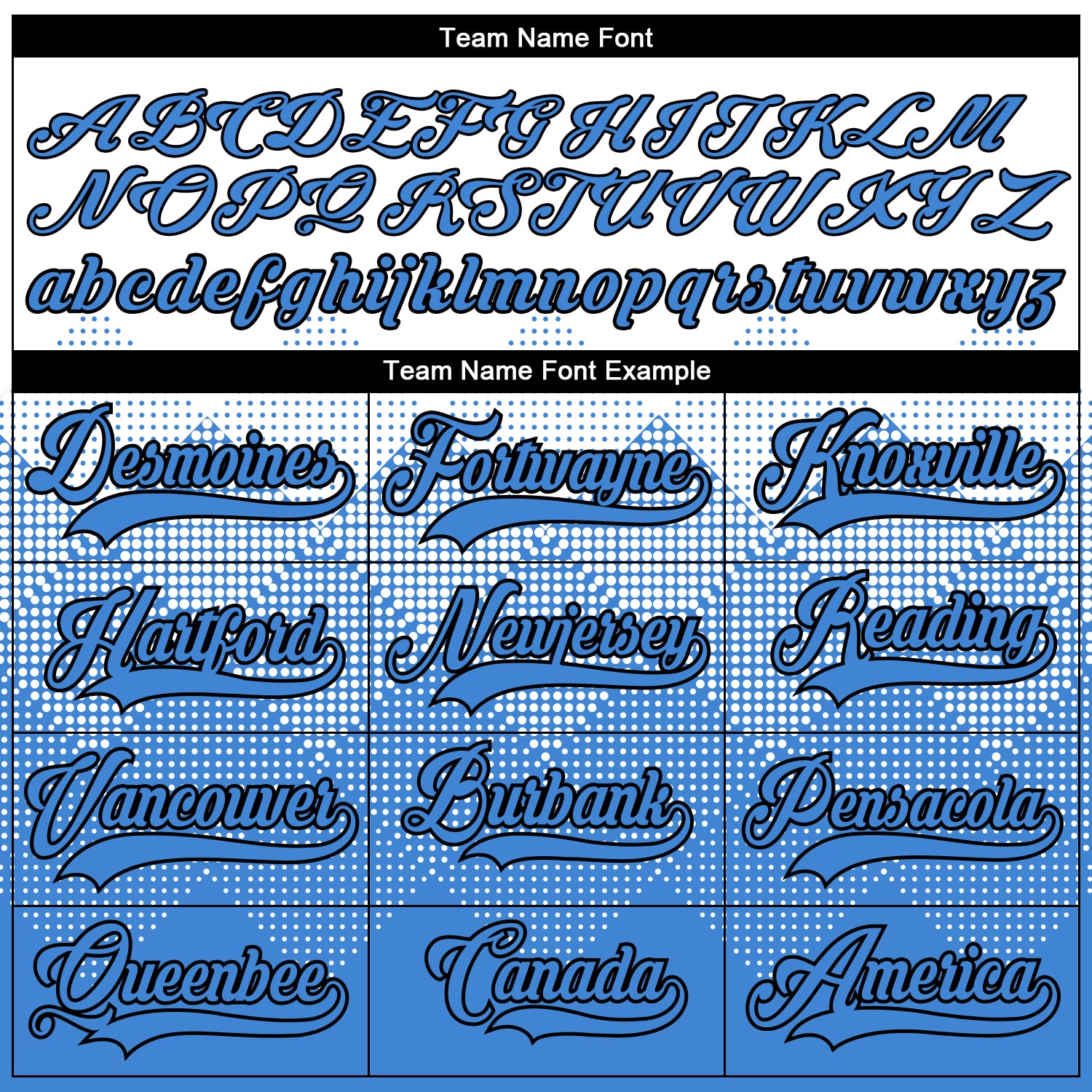 Custom White Powder Blue-Black 3D Pattern Gradient Square Shapes Hockey Lace Neck Jersey