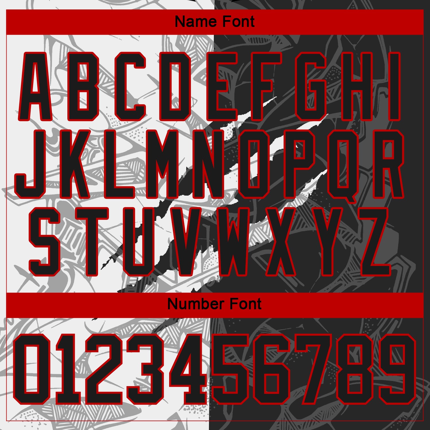 Custom Black White-Red 3D Pattern Gradient Fashion Scratch Hockey Lace Neck Jersey