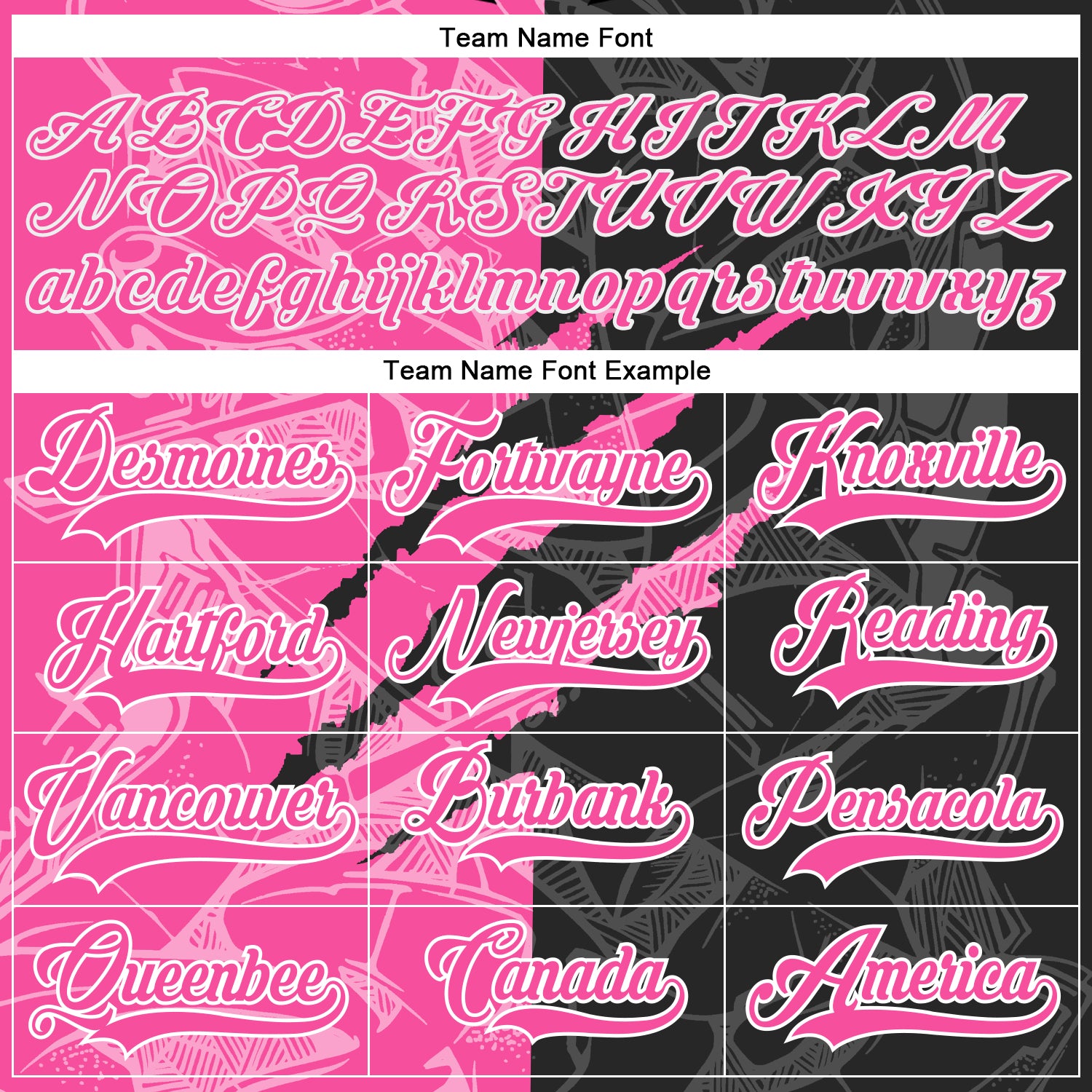 Custom Black Pink-White 3D Pattern Gradient Fashion Scratch Hockey Lace Neck Jersey