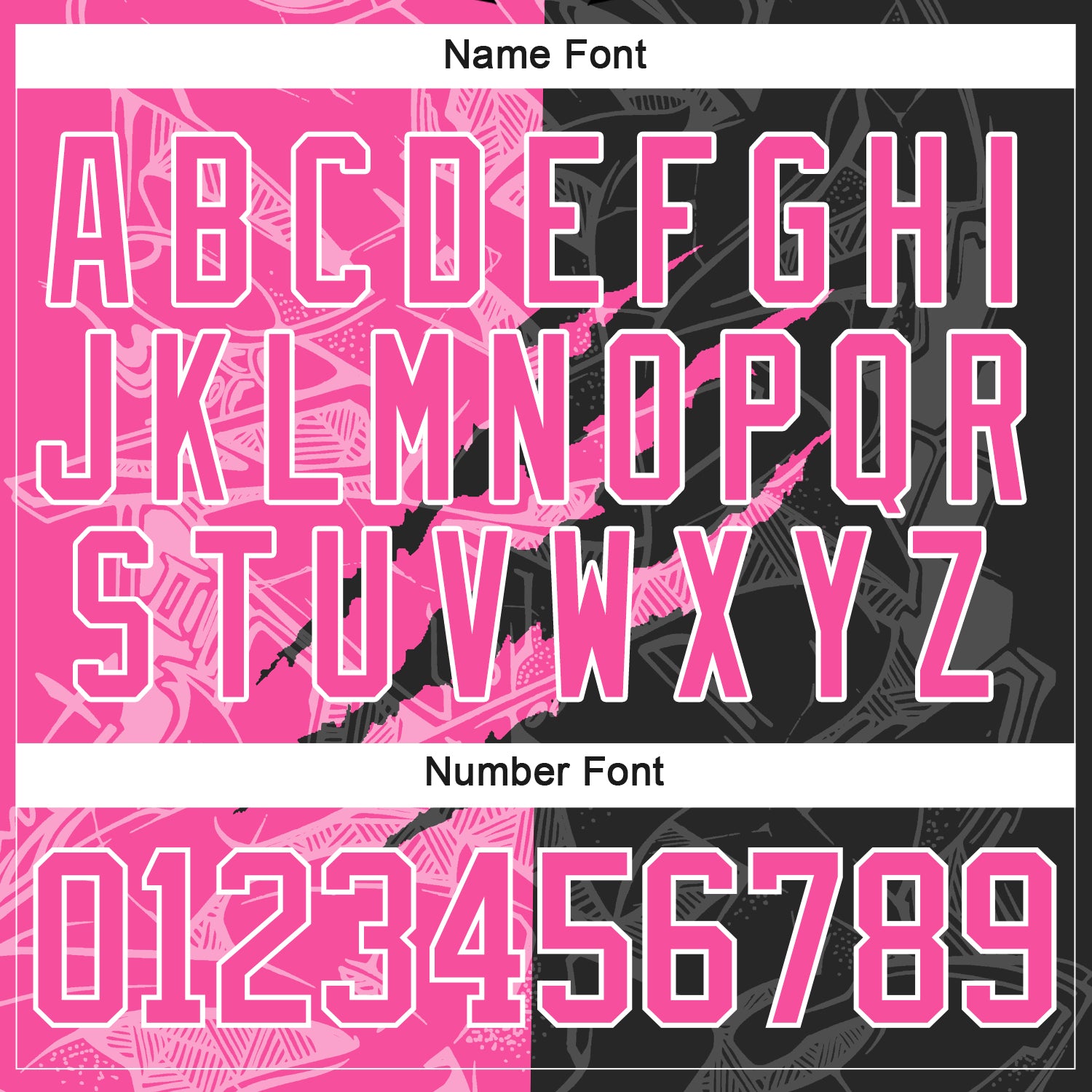 Custom Black Pink-White 3D Pattern Gradient Fashion Scratch Hockey Lace Neck Jersey