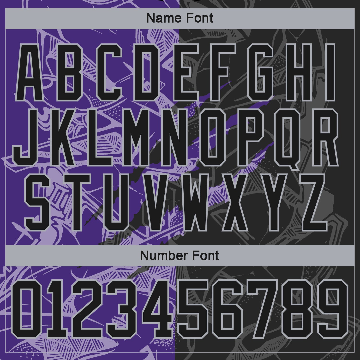 Custom Black Purple-Gray 3D Pattern Gradient Fashion Scratch Hockey Lace Neck Jersey