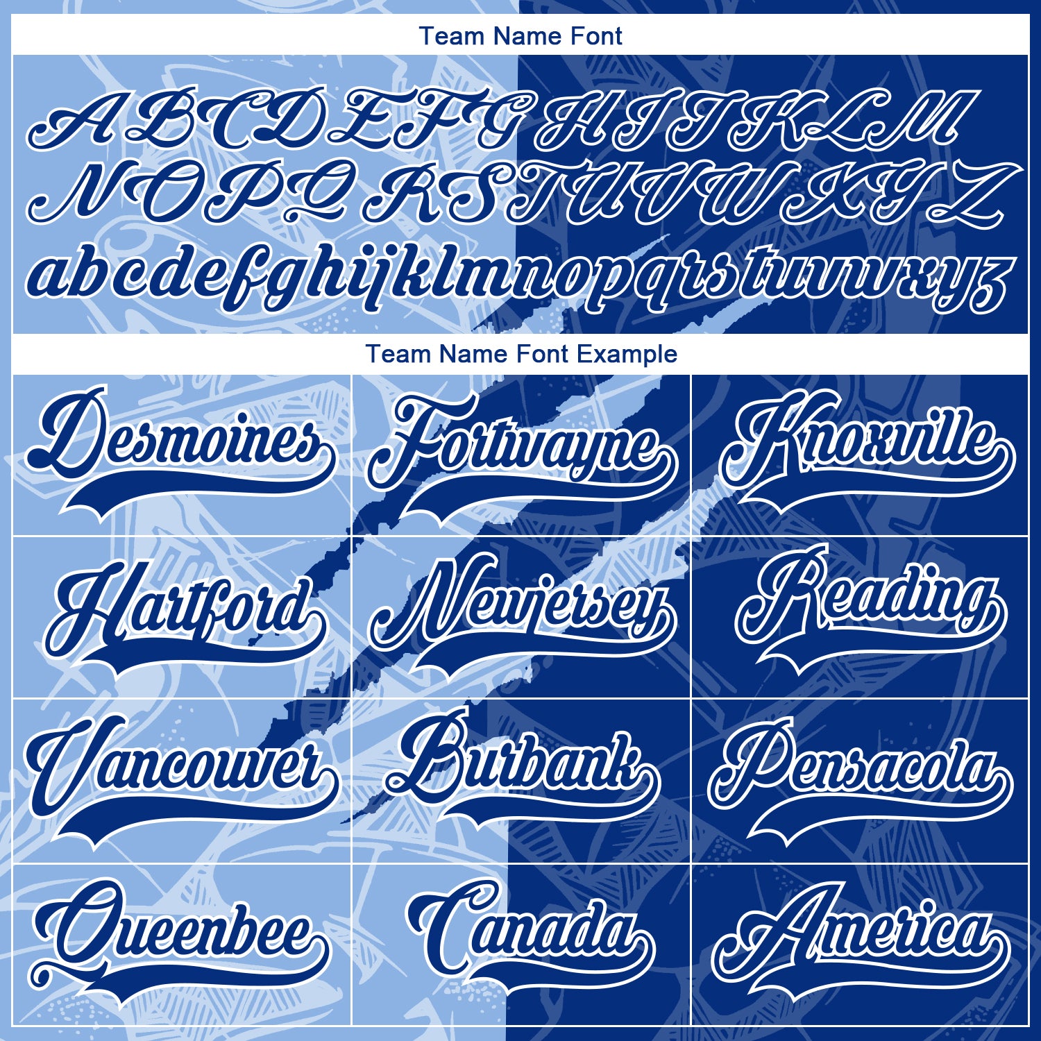 Custom Royal Light Blue-White 3D Pattern Gradient Fashion Scratch Hockey Lace Neck Jersey