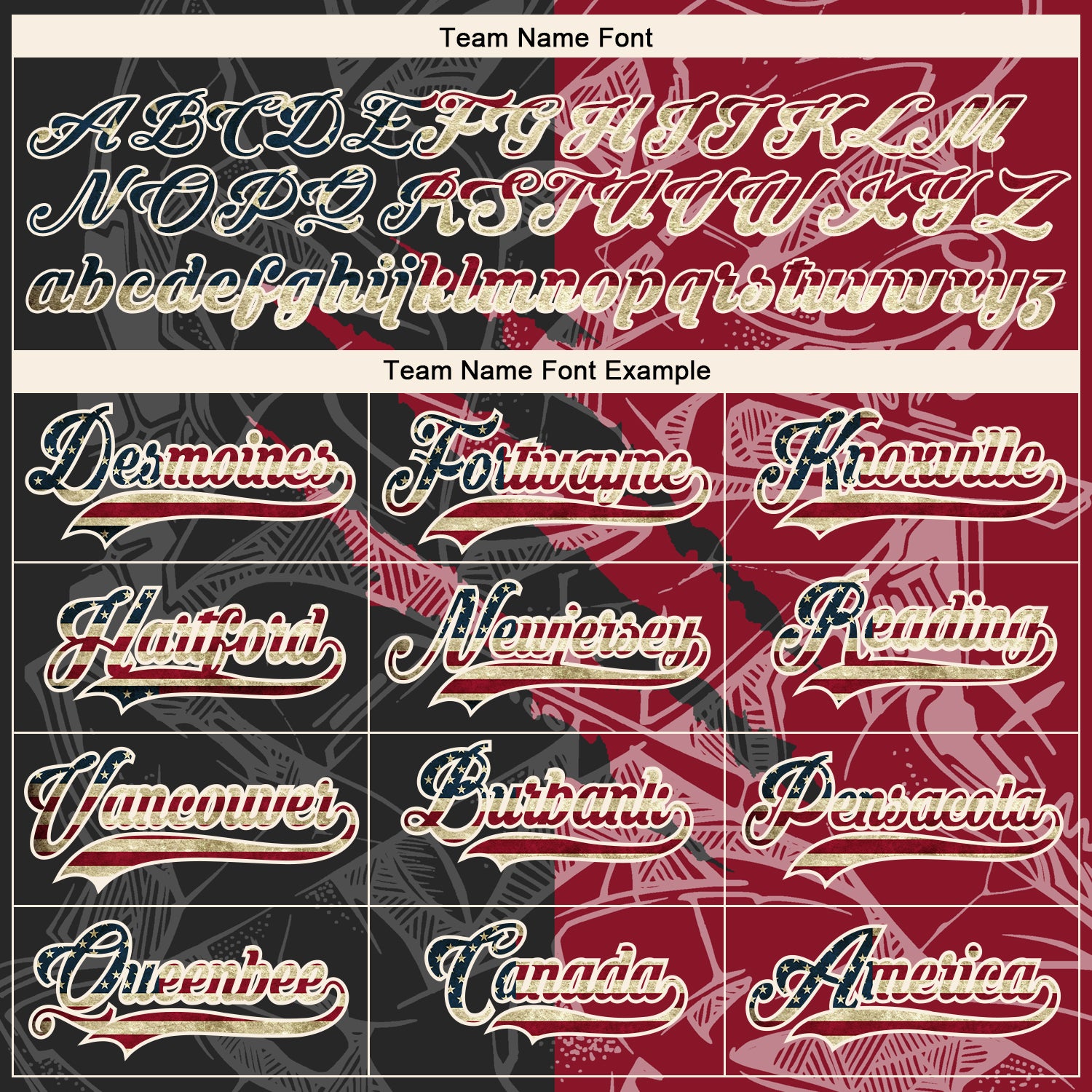 Custom Black Vintage USA Flag Crimson-Cream 3D Pattern Gradient Fashion Scratch Hockey Lace Neck Jersey