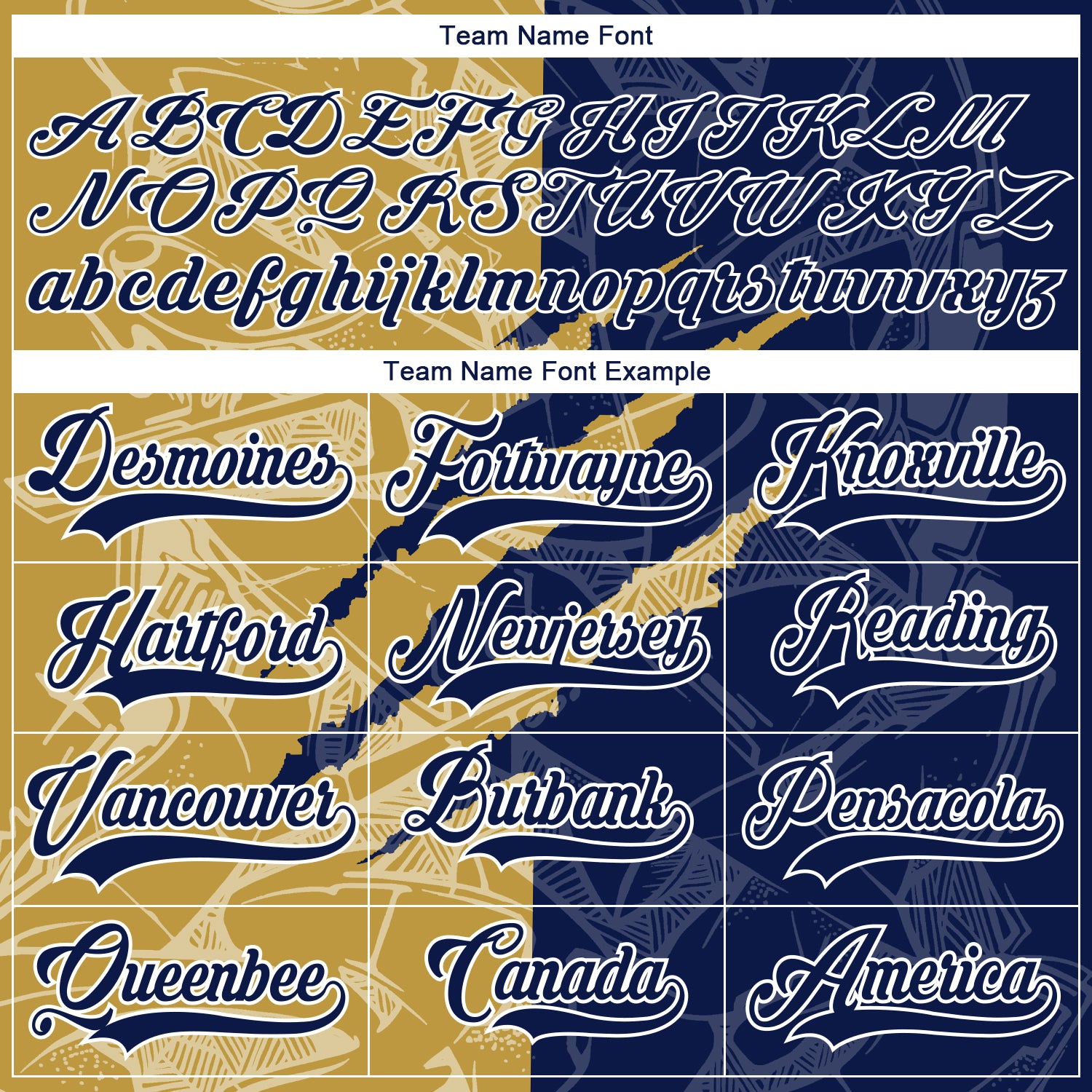 Custom Navy Old Gold-White 3D Pattern Gradient Fashion Scratch Hockey Lace Neck Jersey