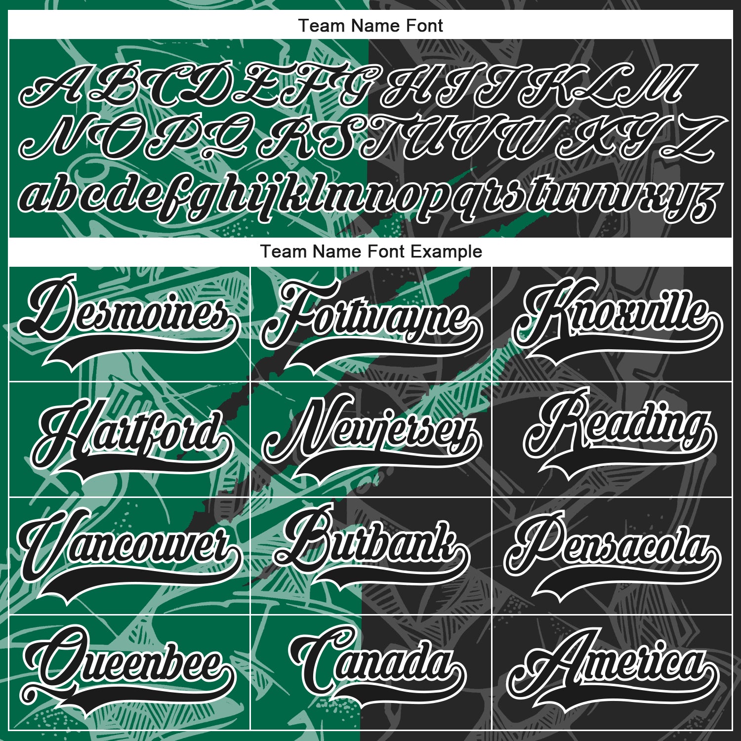 Custom Black Kelly Green-White 3D Pattern Gradient Fashion Scratch Hockey Lace Neck Jersey