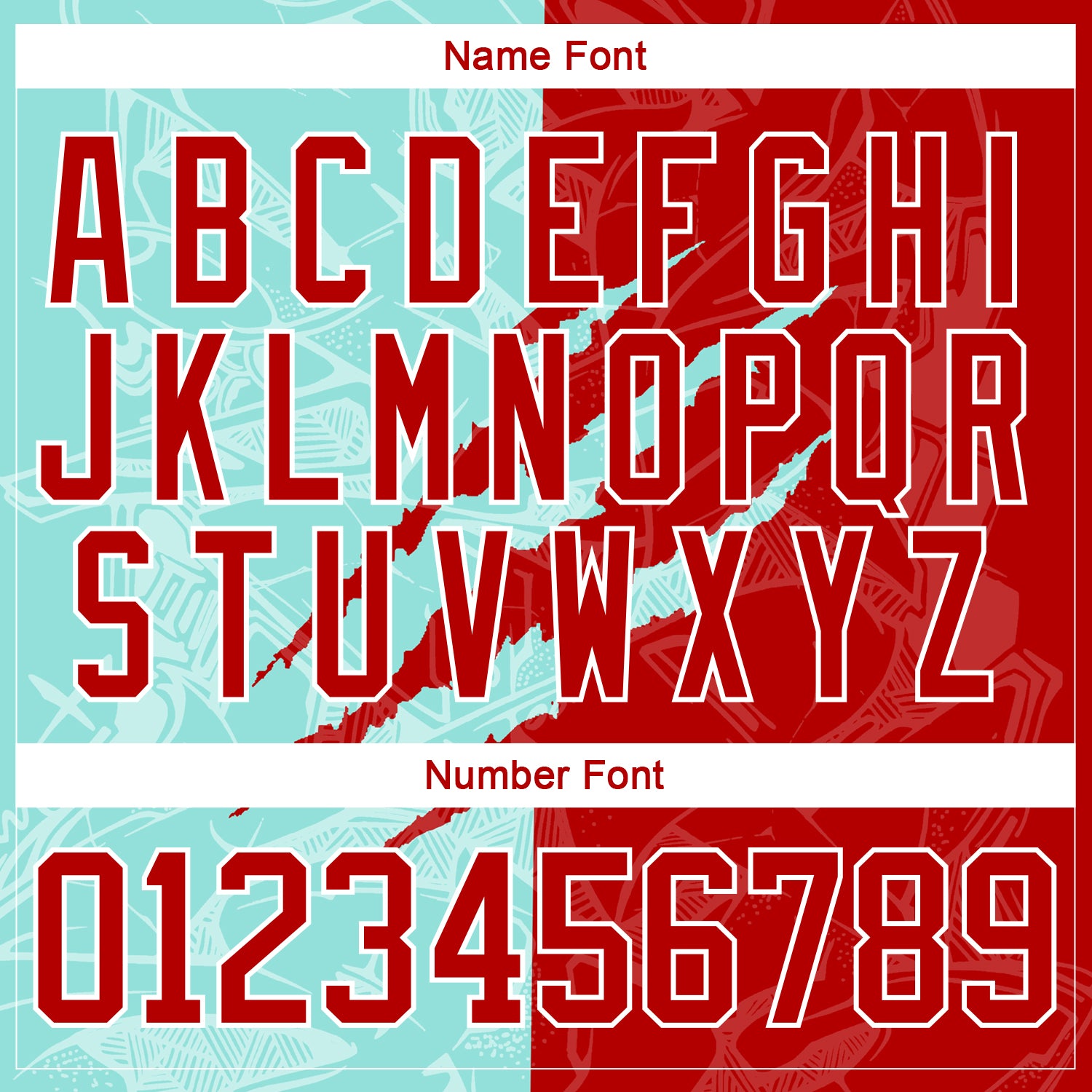 Custom Red Ice Blue-White 3D Pattern Gradient Fashion Scratch Hockey Lace Neck Jersey