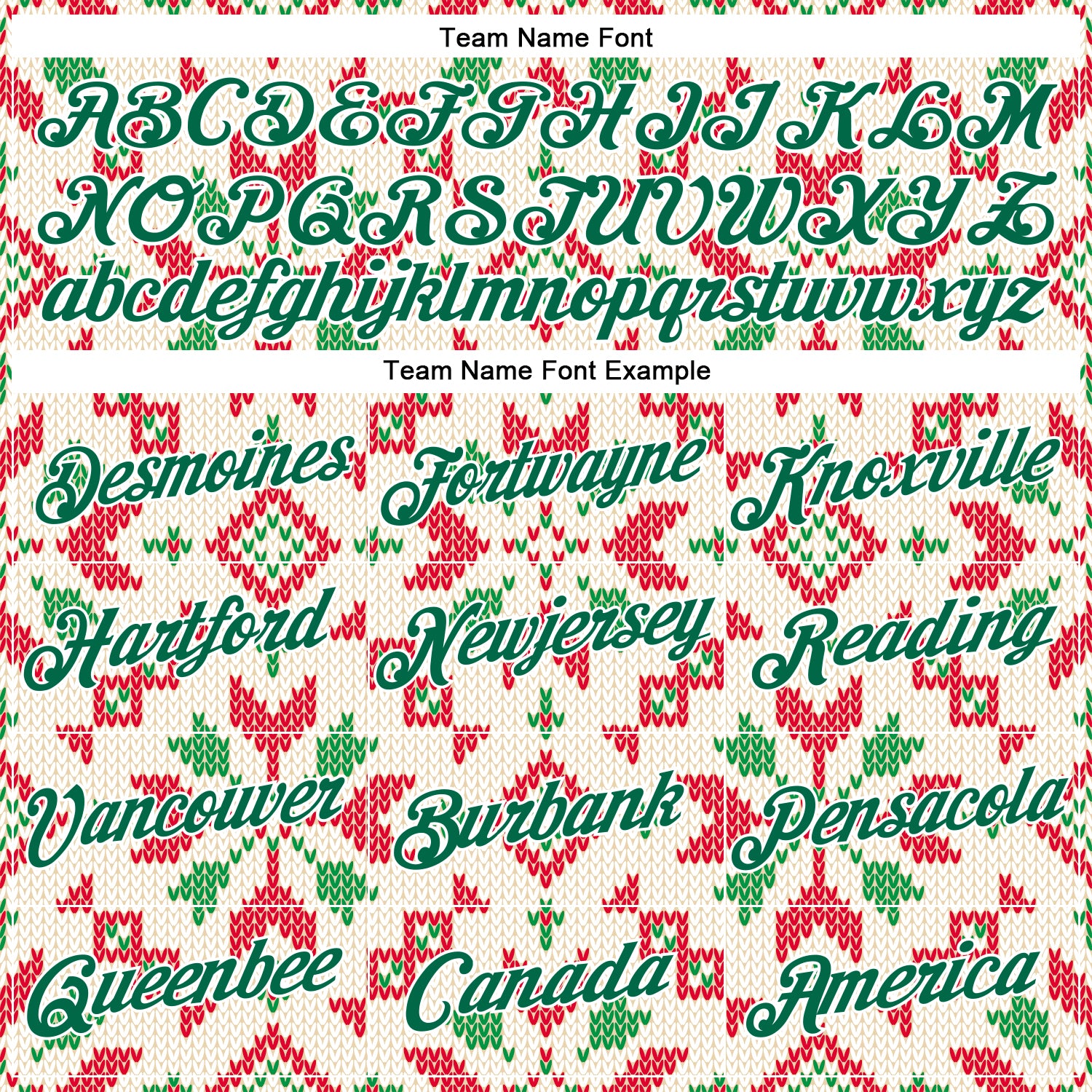 Custom Stitched City Cream Kelly Green-White 3D Christmas Sports Pullover Sweatshirt Hoodie