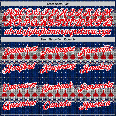 Custom Stitched Royal Red-White 3D Christmas Stripe Sports Pullover Sweatshirt Hoodie