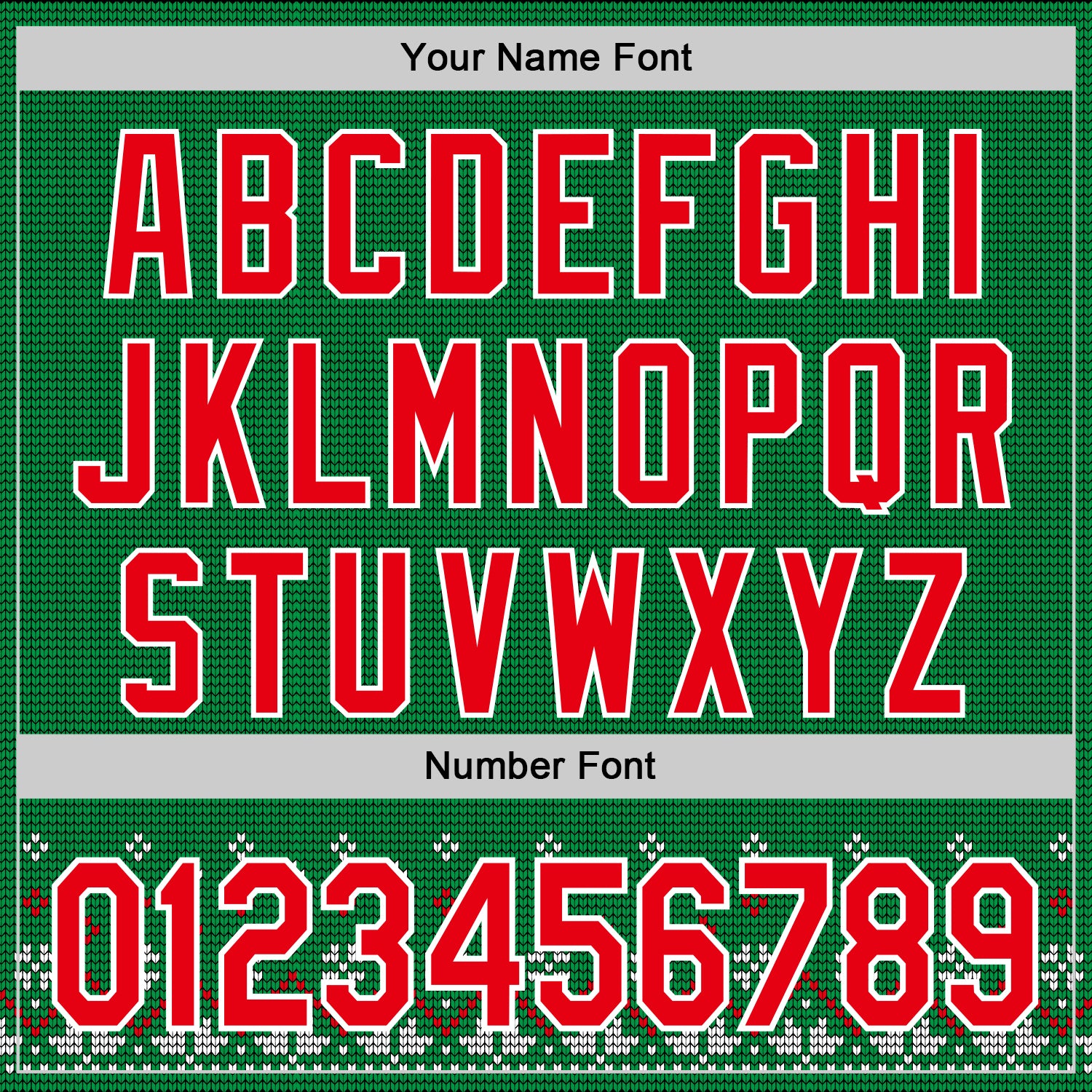 Custom Stitched Green Red-White 3D Christmas Sports Pullover Sweatshirt Hoodie