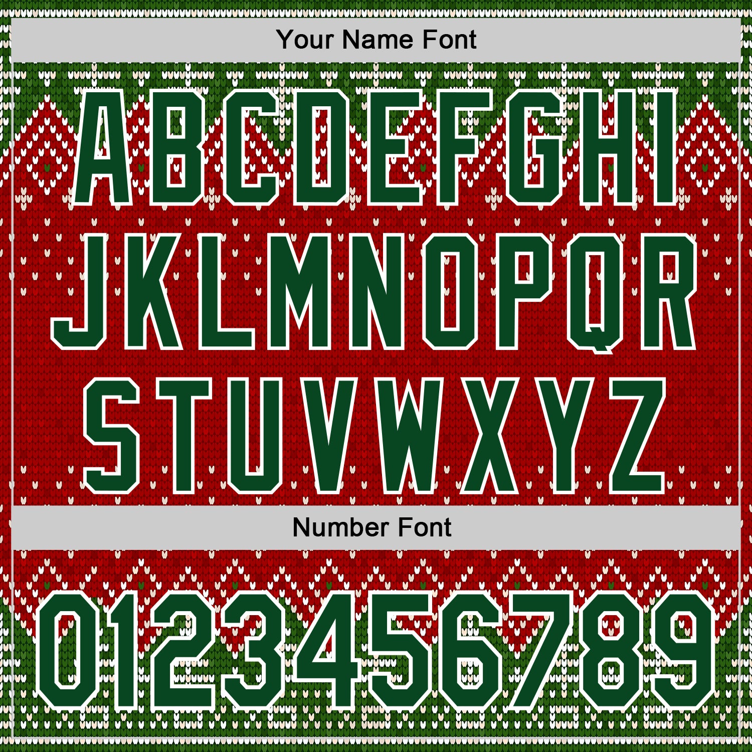 Custom Stitched Red Green-White 3D Christmas Ugly Sweater Sports Pullover Sweatshirt Hoodie