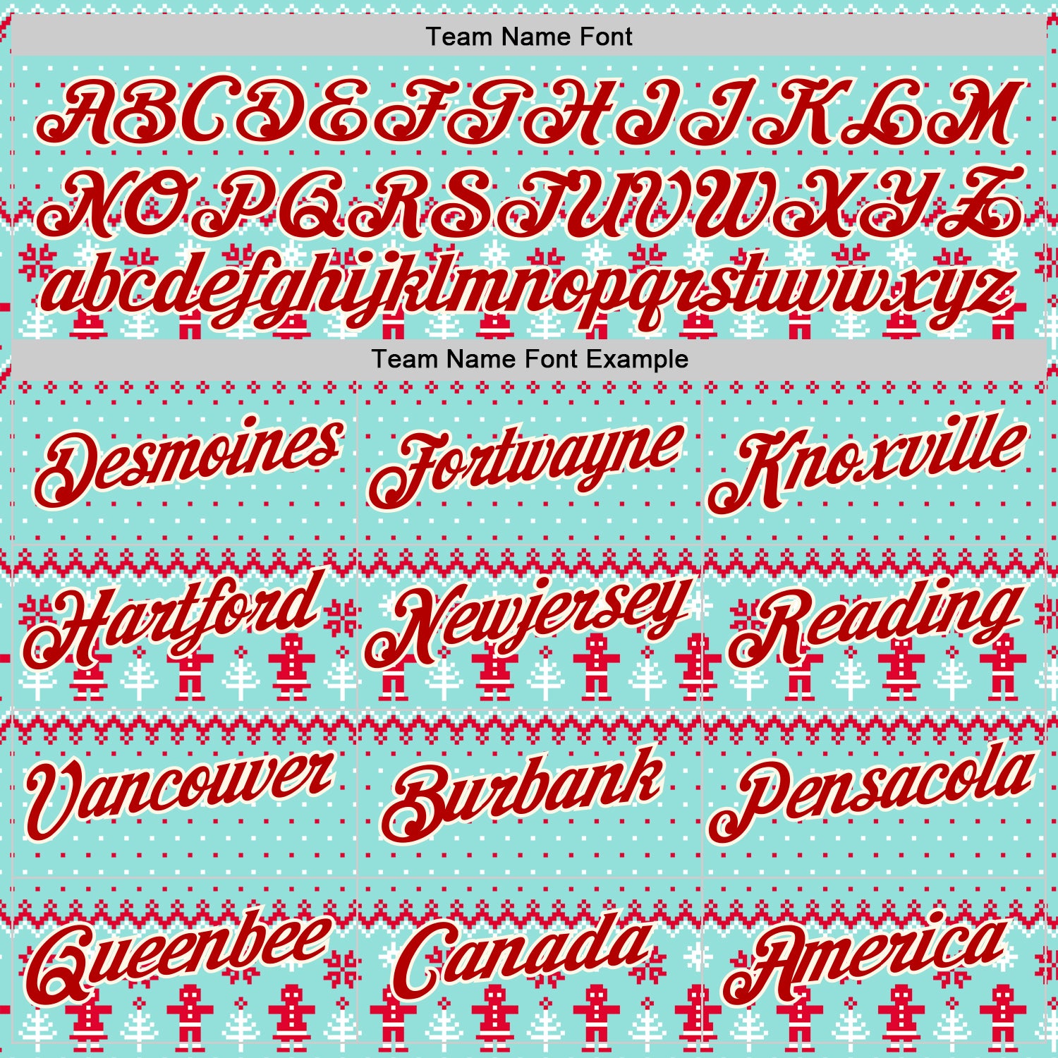 Custom Stitched Ice Blue Red-Cream 3D Christmas Ugly Sweater Sports Pullover Sweatshirt Hoodie