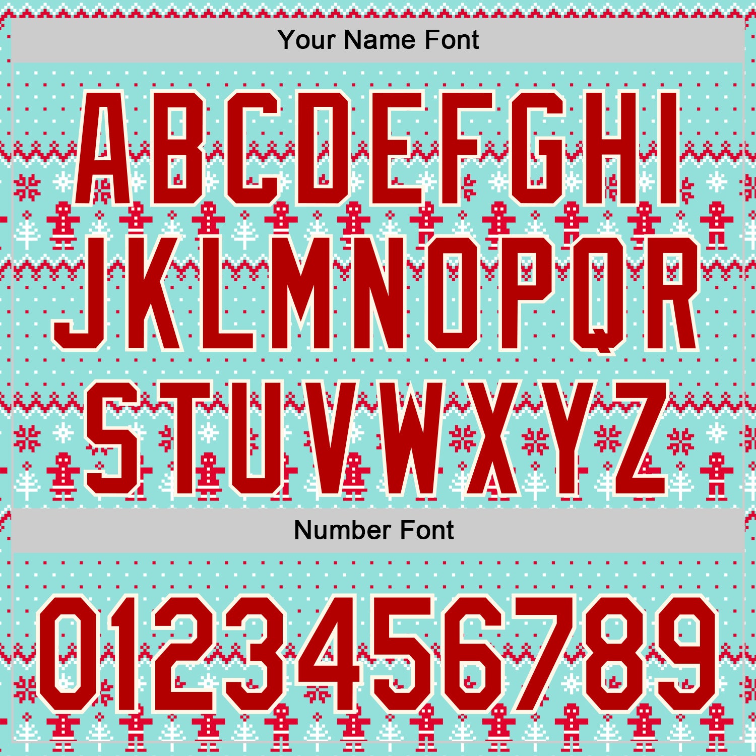 Custom Stitched Ice Blue Red-Cream 3D Christmas Ugly Sweater Sports Pullover Sweatshirt Hoodie