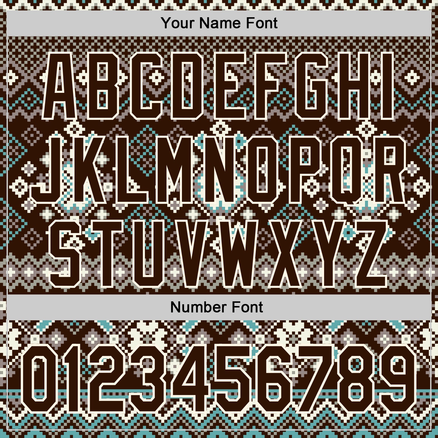 Custom Stitched Brown Brown-Cream 3D Christmas Ugly Sweater Sports Pullover Sweatshirt Hoodie