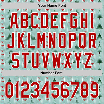 Custom Stitched Green Red-White 3D Christmas Ugly Sweater Sports Pullover Sweatshirt Hoodie