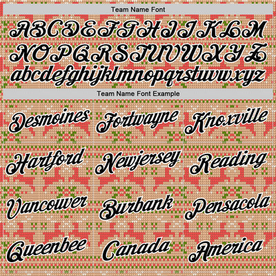 Custom Stitched Brown Black-White 3D Christmas Ugly Sweater Sports Pullover Sweatshirt Hoodie